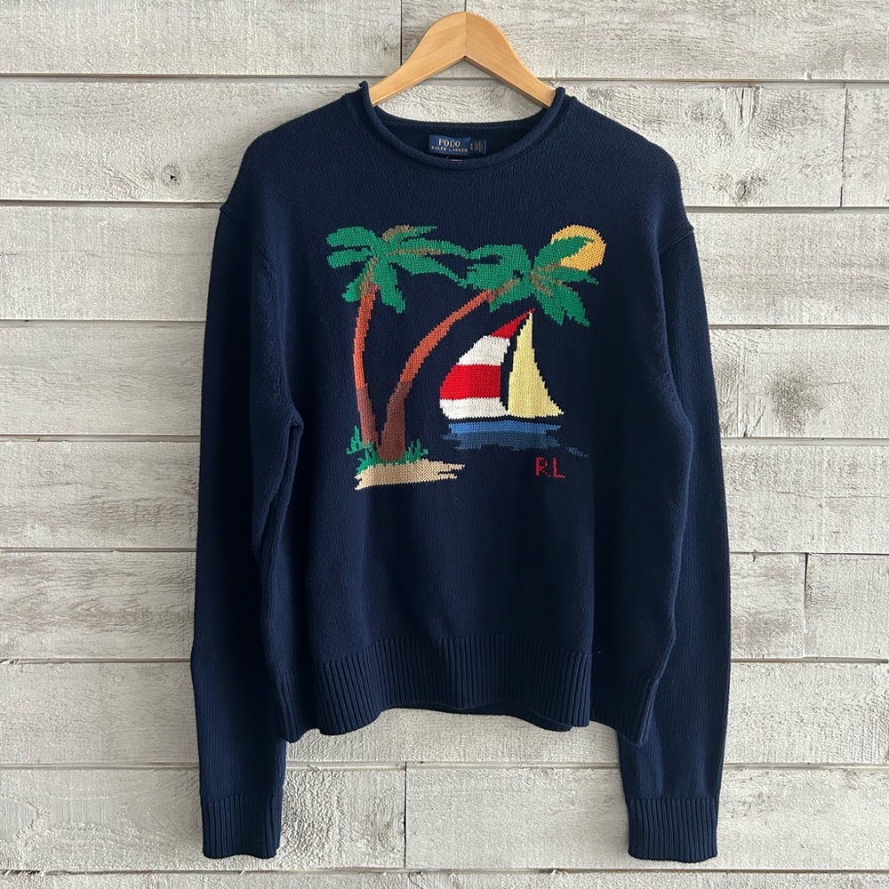 Polo by Ralph Lauren - Boat Cotton Rollneck Sweater